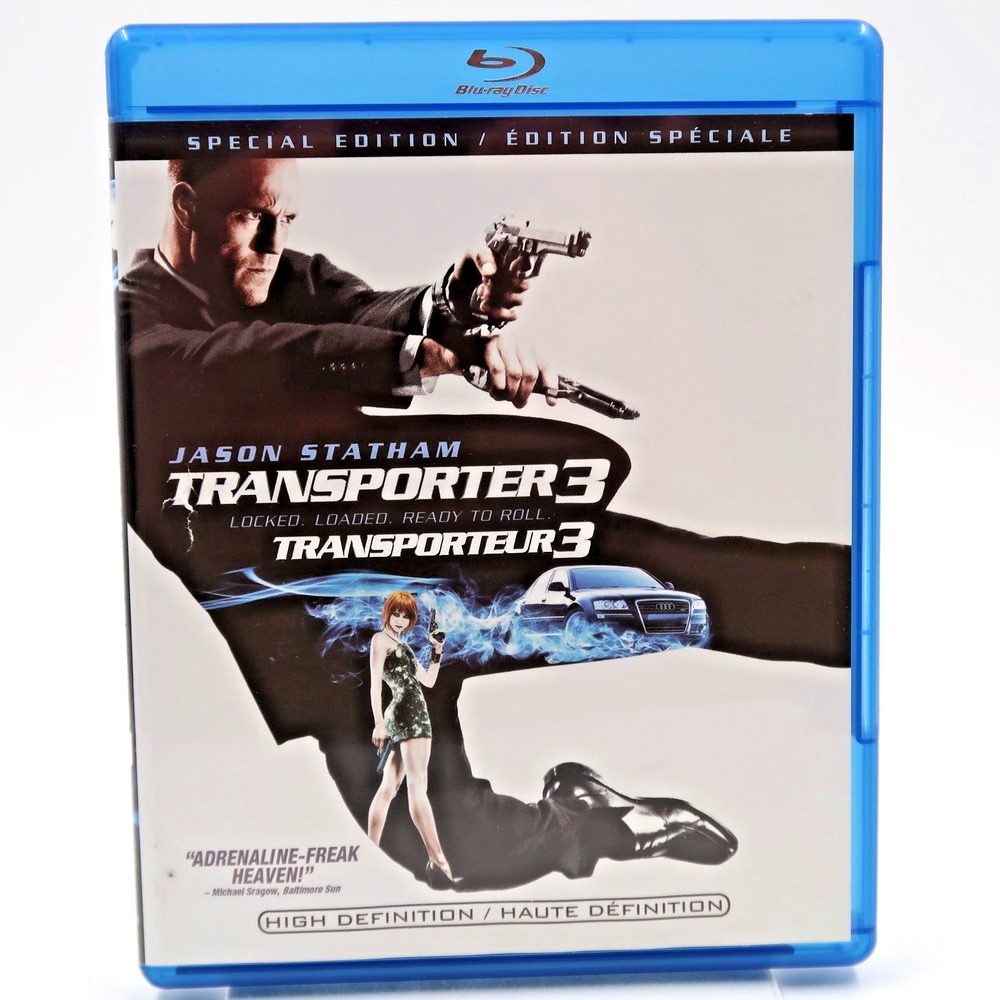 Transporter 3 Blu-ray 2009 Special Edition Jason Statham Action Movie